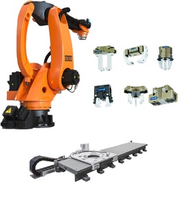 Werkzeug maschine Be-und Entladen des Roboterarms KUKA KR50 R2500-2 PA Robotic Track Gripper für die CNGBS-Roboters tation