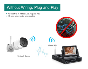 Sistema de cámara IP de seguridad, Kit de 4 canales, H.265, 3MP/5MP, Wifi, NVR, con sistema de cámaras ip inalámbricas - Product Image 5