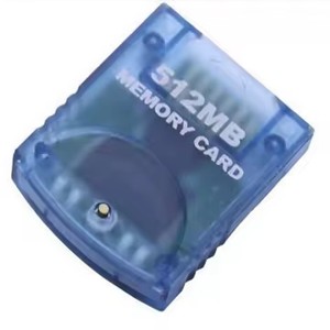 Scheda di memoria 512MB di plastica gioco di carte per Wii per GameCube GC Console Memory Card - Product Image 2