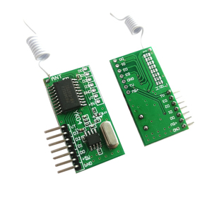 固定コードワイヤレスリモート433 mhz rf送信機および受信機モジュールリモートコントロールPCBカーリモートPCB 433 mhz rfモジュール - Product Image 4