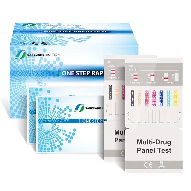 Urine Amp Met 7 panel Doa Diagnostic Multi Drugs Test kit Test per farmaci di abuso