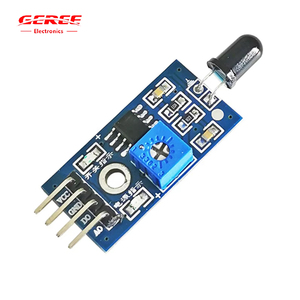 IR-Infrarot 4-poliges Flammens ensor modul LM393 Brenner flammens ensor zur Erkennung von Feuer quellen 4-Draht-Platine für Arduino