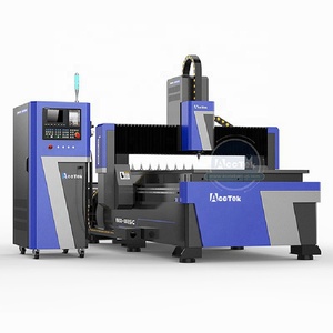 Máquina enrutadora CNC de cambio de herramientas automático ACCTEK de alta eficiencia, 3 ejes, 4 ejes, ATC lineal, gabinete de puerta de madera, enrutador CNC AKM1530C - Product Image 1