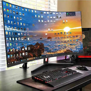 Monitor de ordenador con pantalla curva TCOIOR27 pulgadas OEM 2K 180Hz Monitor de ordenador para juegos de PC LCD de escritorio de alta calidad con función de sincronización - Product Image 1