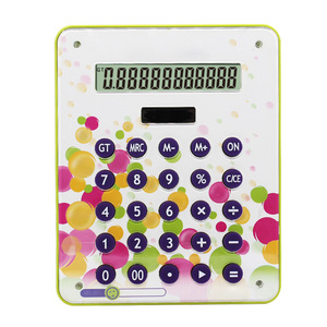 Teclado de silicona personalizado de 12 dígitos Calculadora de doble potencia Regalo electrónico para niños Producto de plástico colorido promocional - Product Image 2