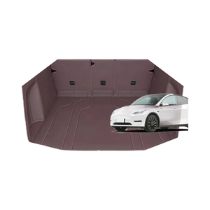 2024 Tesla Model 3 <strong>Trunk</strong> Mat &amp; Frunk Mat Sports Style Leather Car Floor Liner Surrounding the Entire <strong>Trunk</strong> Compatible with ID4 - Product Image 1