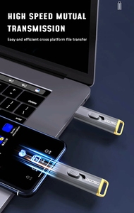 SSD USB3.2 Gen2 Flash Drive 20Gbps ad alta velocità di memoria Flash 512GB 1TB 2TB con pulsante pull e prestazioni eccellenti - Product Image 2