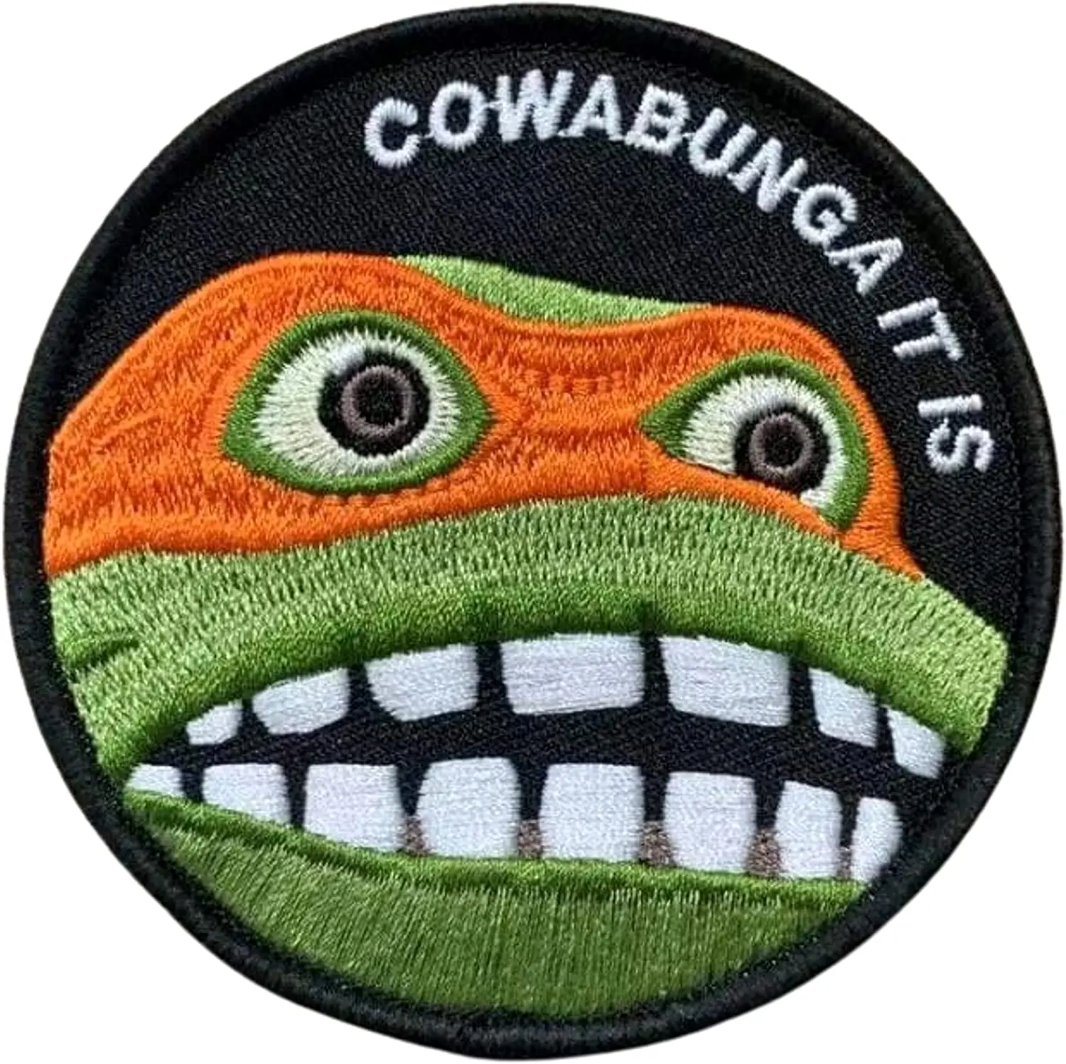 Cowabunga broderie Patch tactique drôle brodé pour sacs à dos Gear Hat