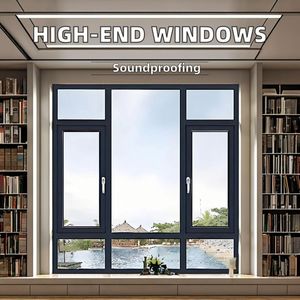 Custom Home Aluminium fenster mit schall dichtem horizontalem Öffnungs fenster mit Metall fenster funktion - Product Image 3
