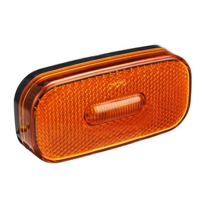 Trailer Marker 2 <strong>LED</strong> Light for RV Camper <strong>Led</strong> Side Marker Clearance Light Amber Lighting <strong>12</strong> <strong>Volt</strong> 3.9inch Surface Mount - Product Image 5