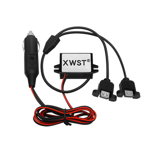 Convertidor de CC de entrada de encendedor de cigarrillos, 12V, 24V a 5V, 3A, 5A, Micro Mini tipo C, fuente de alimentación de carga USB para coche, cargador de teléfono de 15W - Product Image 1