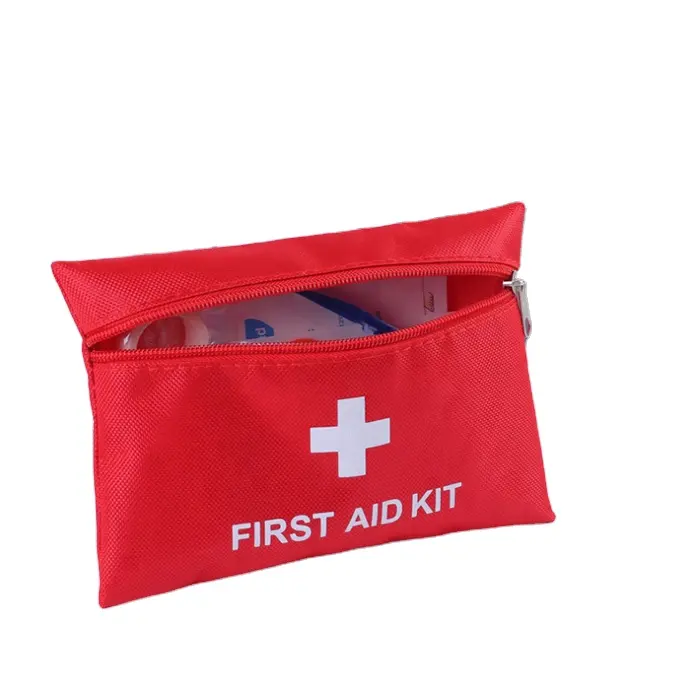 MU venta al por mayor 1680D tela Oxford portátil familia bolsa de primeros auxilios impermeable Mini hogar bolsa de primeros auxilios Kit