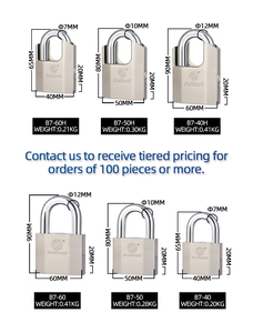 Manufacture Anti-Theft Brass Padlock Guard Security <strong>Lock</strong> with Safe <strong>Keys</strong> for High Security - Product Image 2