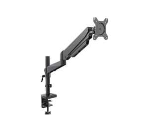 Vマウントシングルモニターアーム15-32インチスクリーンブラックアルミ構造マウントガススプリングVM-GM312E付き - Product Image 1