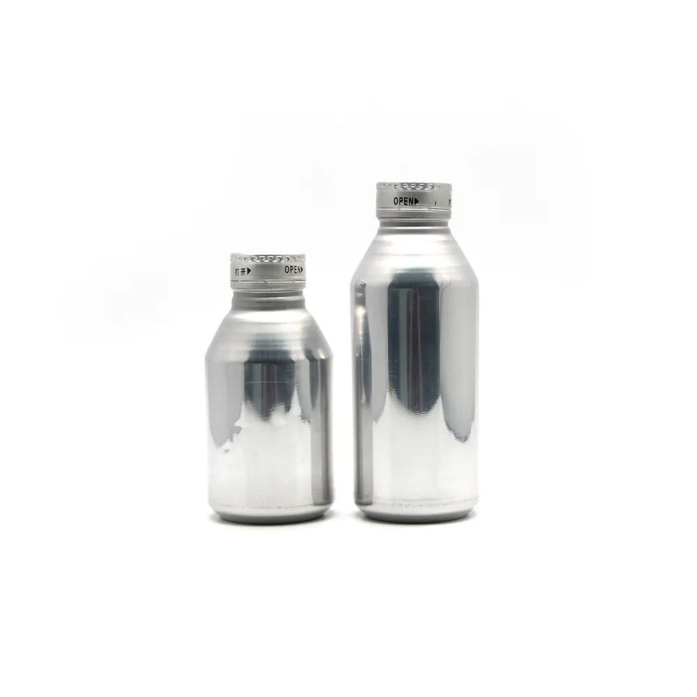 Lekvrije Aluminium Aangepaste Logo Sapflessen Verpakking Drank Kan Fles Container 300Ml 400Ml