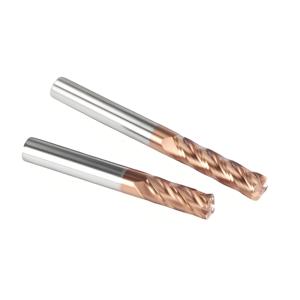Micro <strong>6mm</strong> End Milling <strong>Cutter</strong> With Single Flute Four-Edge Chamfer <strong>Cutters</strong> Metal Processing Tools Coated OEM ODM Support - Product Image 4