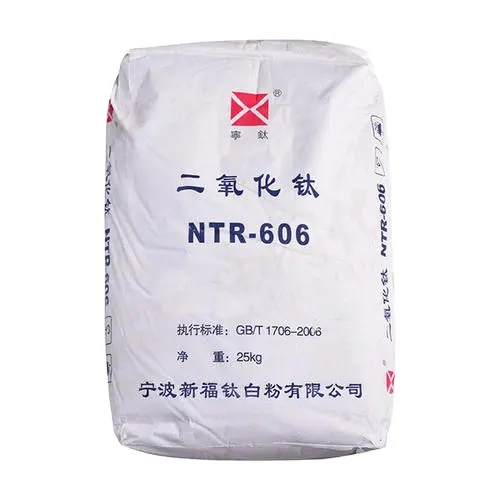 Lucy boya plastik sınıf kimyasalları rutil titanyum dioksit NTR 606 TiO2 titanyum dioksit fiyatı