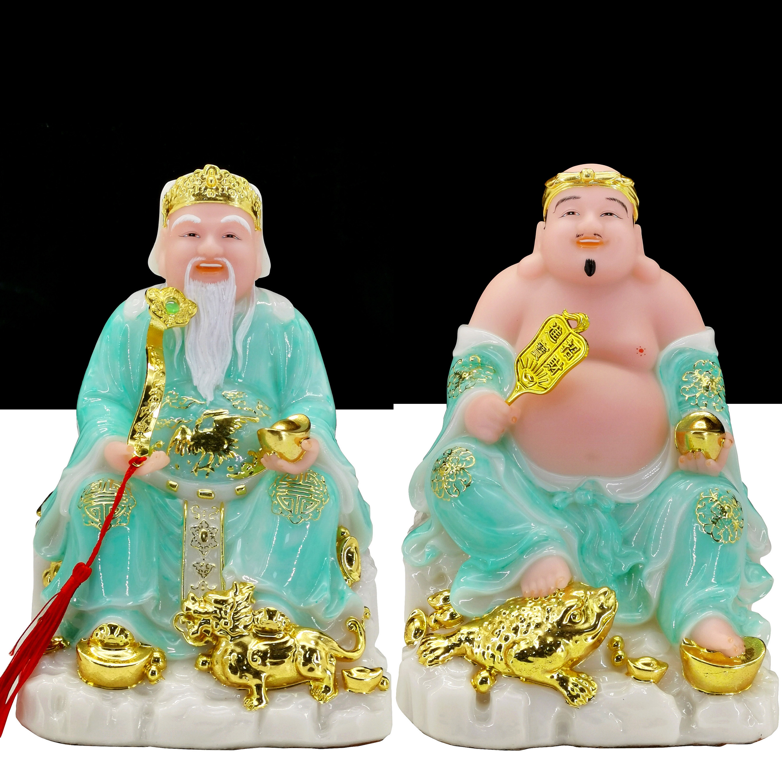 Jade rouge avec de l'or