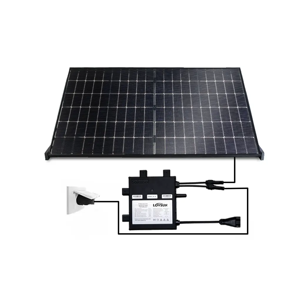 Photovoltaik Panne aux Solaires DC AC Mikro Wechsel richter Plug & Play Solar Kit Komplette Solaranlage für Home Balkon Carport Wifi