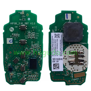 Orijinal Hyundai için 5 düğme anahtarsız 4A çip ile akıllı uzaktan anahtar Fob gitmek 433Mhz FCC ID: NYOMBEC5FOB2004 P/N: 95440-AA000 - Product Image 4