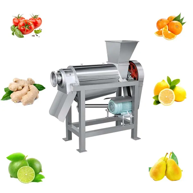 Máy Chế Biến Nước Ép Gừng Máy Làm Bột Giấy Trái Cây Cà Rốt Apple Orange Calambansi Juice Extractor Machine