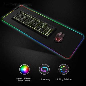 Personalizza il grande tappetino per Mouse RGB a LED 7 colori, ultimo Design CS Go Mouse Pad RGB grande per l'uso di giochi per Computer - Product Image 5