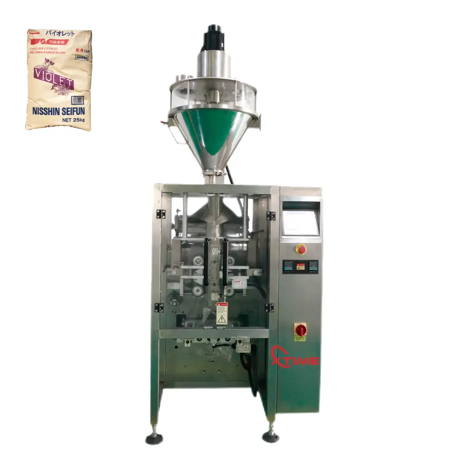 Vendita calda 1-1000g detersivo per farina caffè istantaneo in polvere macchina imballatrice verticale riempimento in polvere macchina per sigillare bustine