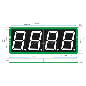 LED-595-104 Rote Farbe 1-Zoll 4-stelliges LED-Digital röhren segment 74 HC595 Anzeige modul