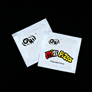Gà rán chế biến cá nhân đóng gói Găng tay dùng một lần chuyên nghiệp tùy chỉnh OEM/ODM Hot Bán hạt PE găng tay - Product Image 2