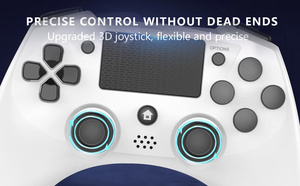 Für PS4-Controller Für PS/Android/PC-Gamepad Bluetooth-Spiels teuerung Joystick 6-Achsen-Gyrosa-Griff mit Doppel vibrations motor - Product Image 5