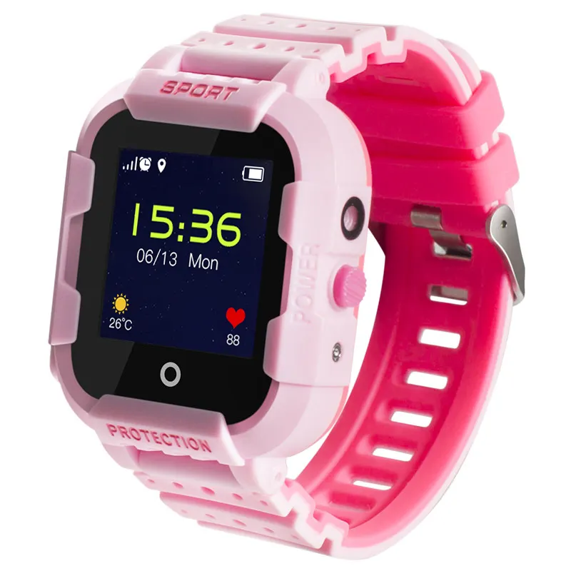 Wonlex KT03 водонепроницаемые IP67 GPS SOS Детские Смарт-часы для девочек и мальчиков с камерой 1,3 Камера 1,3 сенсорный экран ROHS цвет