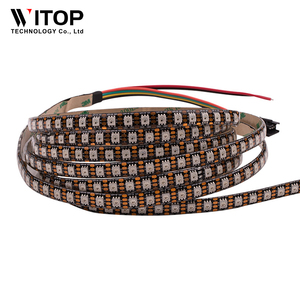 WS2815 4-контактный двойной кабель для передачи данных 12 В 30 60 144 светодиод на метр IP20 IP67 IP68 водонепроницаемый RGB цвет адресуемый светодиодный пиксельный свет полосы