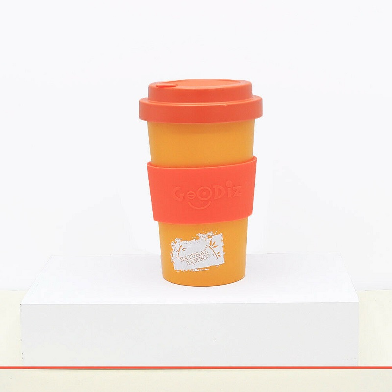 Amazon bamboo fiber cup customized bamboo cup with logo  coffee mug travel cup