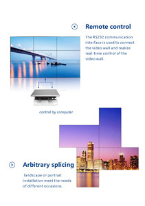 4K LG панель 1,8 мм Безель Матрица 2x2 videowall lcd видео настенный медиаплеер с контроллером - Product Image 4