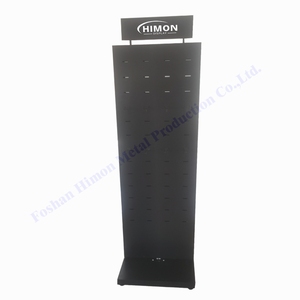 Rotazione di 360 gradi negozio al dettaglio colore nero personalizzato gancio a 2 lati tavolo da appoggio rotante spinner espositore rack - Product Image 4
