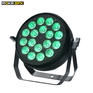 Sıcak satış ultra-ince Model taşınabilir 18x10w 4 in1LED RGBWAU par ses kontrolü ile (siyah) - Product Image 3