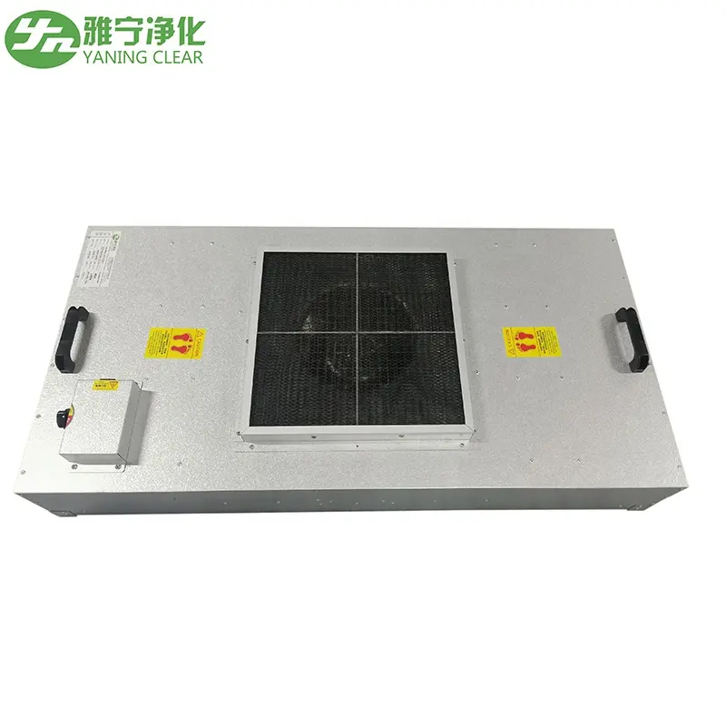 YANING Laminar Air Flow Hood FFU Controller 2x4 4x2 Ceiling HEPA Fan Filter Unit With ULPA H14 HEPA and Pre Filter