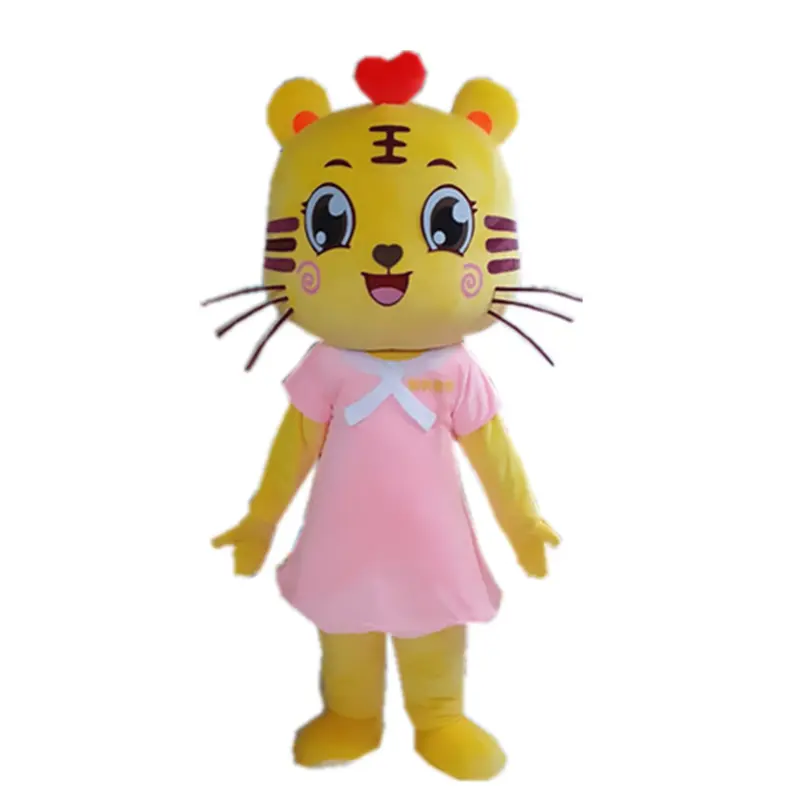 Pink lady tiger costumes/cosplay cartoon costume/mascot costume