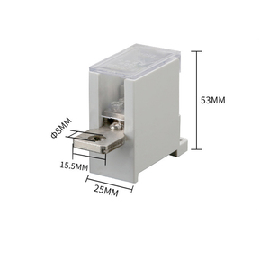 FJ6G-100 Type <strong>One</strong> <strong>Input</strong> <strong>Four</strong> <strong>Output</strong> Switch Terminal Junction Box Connector 1 <strong>Input</strong> 4 <strong>Output</strong> Circuit Breaker Terminal Block - Product Image 6