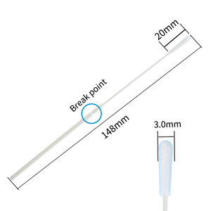 Fabrika tek kullanımlık laboratuvar test genetik test steril ev oral DNA örnek toplama ulaşım naylon floklu burun çubuğu - Product Image 2