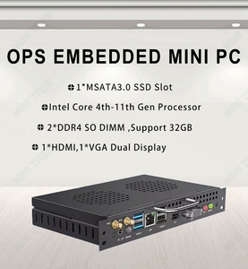 Standard Ops <strong>Computer</strong> 11th 8th Gen Core I3 I5 I7 4K Display DDR4 Msata 6*COM 80Pin Interactive Whiteboard Device Ops Mini PC