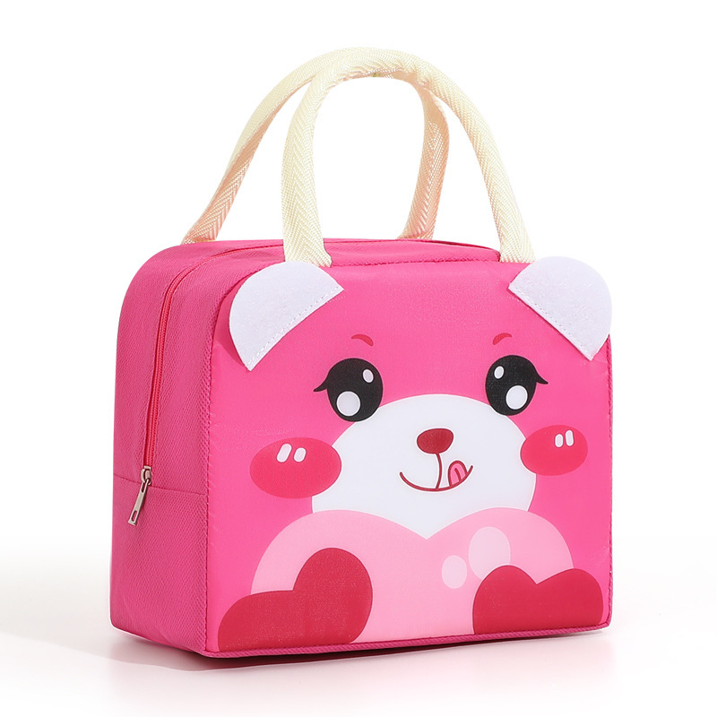 Ours en peluche Mico rose foncé 3D