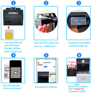 SinoTrack ST-902 GPS汽车OBD跟踪器GPS OBD跟踪系统与免费网络应用程序 - Product Image 5
