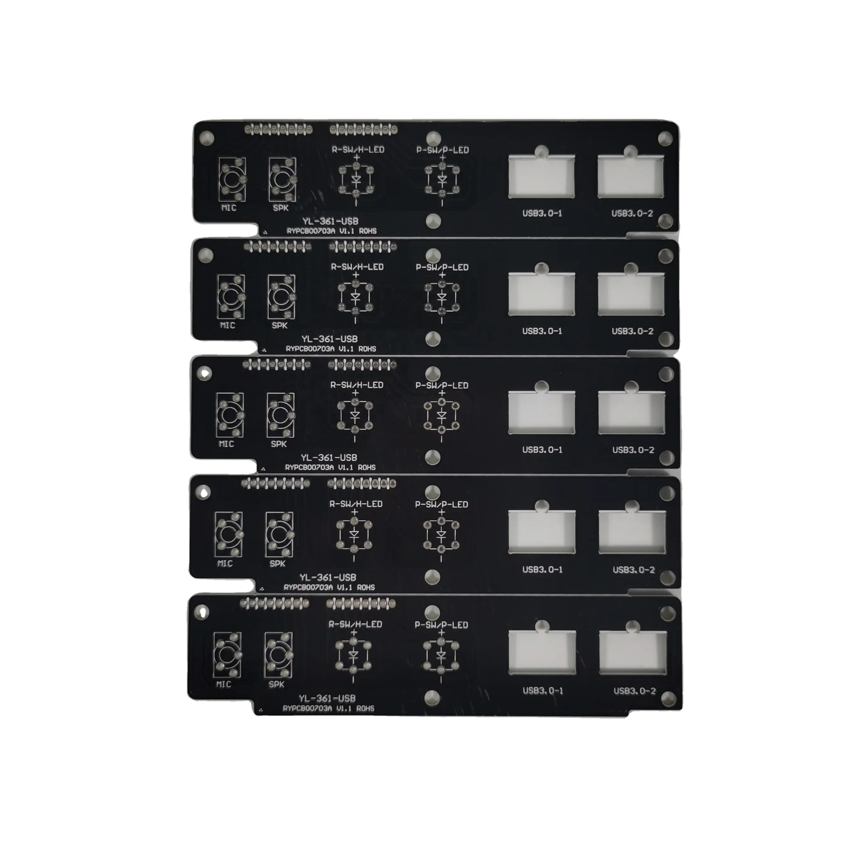 แผงวงจร PCB Hdi Pcb,แผงประกอบ USB Mount Pcb Fr4 94v0บอร์ดหลายชั้นสำหรับอุปกรณ์อิเล็กทรอนิกส์