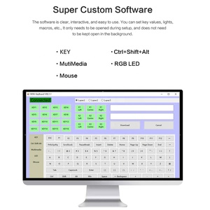 Teclado mecánico Macro USB con cable DIY, 3 teclas + 1 perilla RGB tipo C a USB, interruptor de programación personalizado para jugadores/editor de vídeo