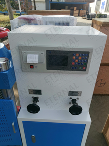 1 año de garantía, máquina de prueba de compresión digital para hormigón, potencia hidráulica y manual, probador de fuerza de 220V con carga máxima de 1000KN