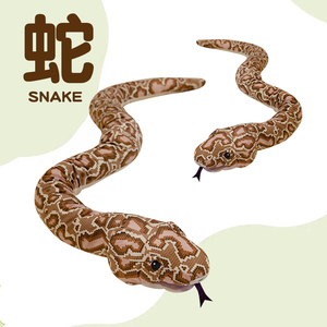 Eco friendly simulazione personalizzata pitone giallo serpente animali imbalsamati - Product Image 2
