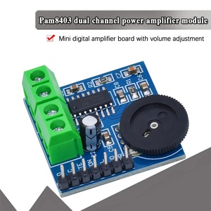 PAM8403 Class D power <strong>Amplifier</strong> Board module 5V 3W * 2 Audio Stereo AMP Volume <strong>Control</strong> Sound Board <strong>amplifier</strong> for speakers - Product Image 1