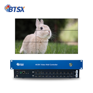 Настенный контроллер Bitvisus 4K60 8 в 9, Rs232, HDMI/DP, сетевой веб-контроль, 2x2, видео настенный матричный контроллер - Product Image 6