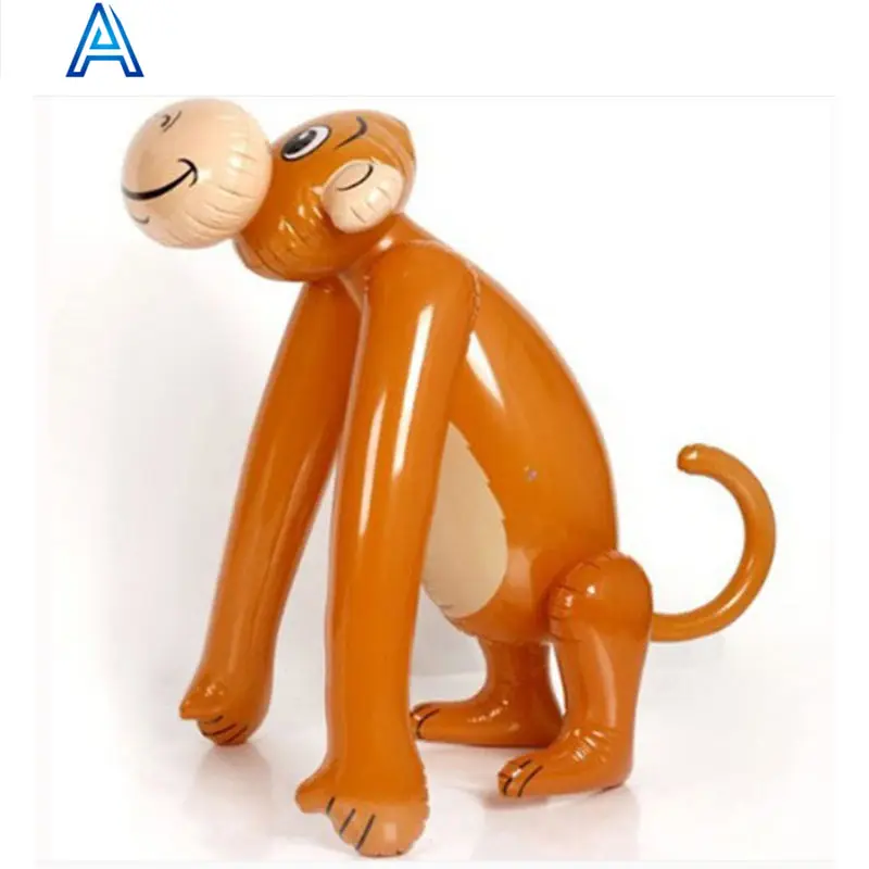 PVC air blow inflatable monkey inflatable ape for OEM customize design animal apes model toy